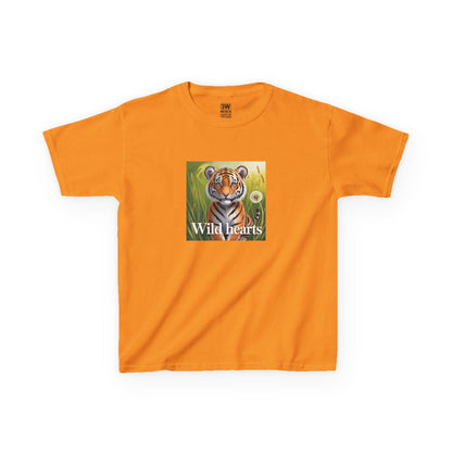 Wild Hearts Kids Tee - Fun Cotton Shirt for Young Adventurers, Birthday Gift, Animal Lover Apparel, Everyday Wear