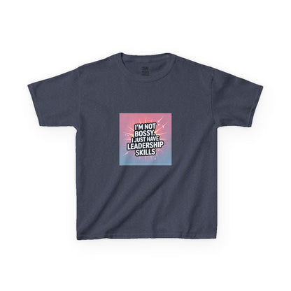Leadership Skills Kids Tee, Funny Slogan T Shirt, Gift for Young Leaders, Motivational Wear, Birthday Gift, Inspirational Kids Apparel