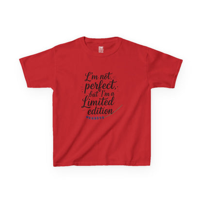 Limited Edition Kids Tee - I'm Not Perfect, Kids T-Shirt, Birthday Gift, Unique Gift for Kids, Fun Casual Wear, Limited Edition T-Shirt