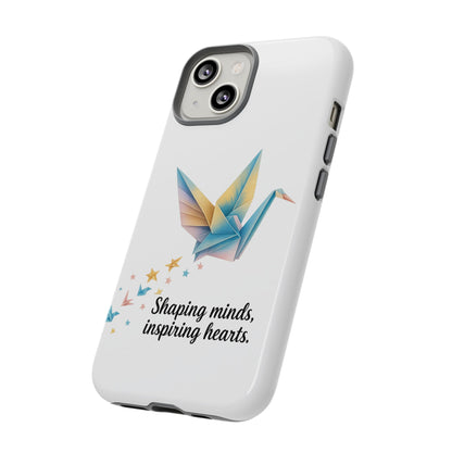 Phone Case: Inspirational Origami Crane Design, Unique Cell Cover, Motivational Gift, Custom Phone Protector, Perfect for Students & [...]