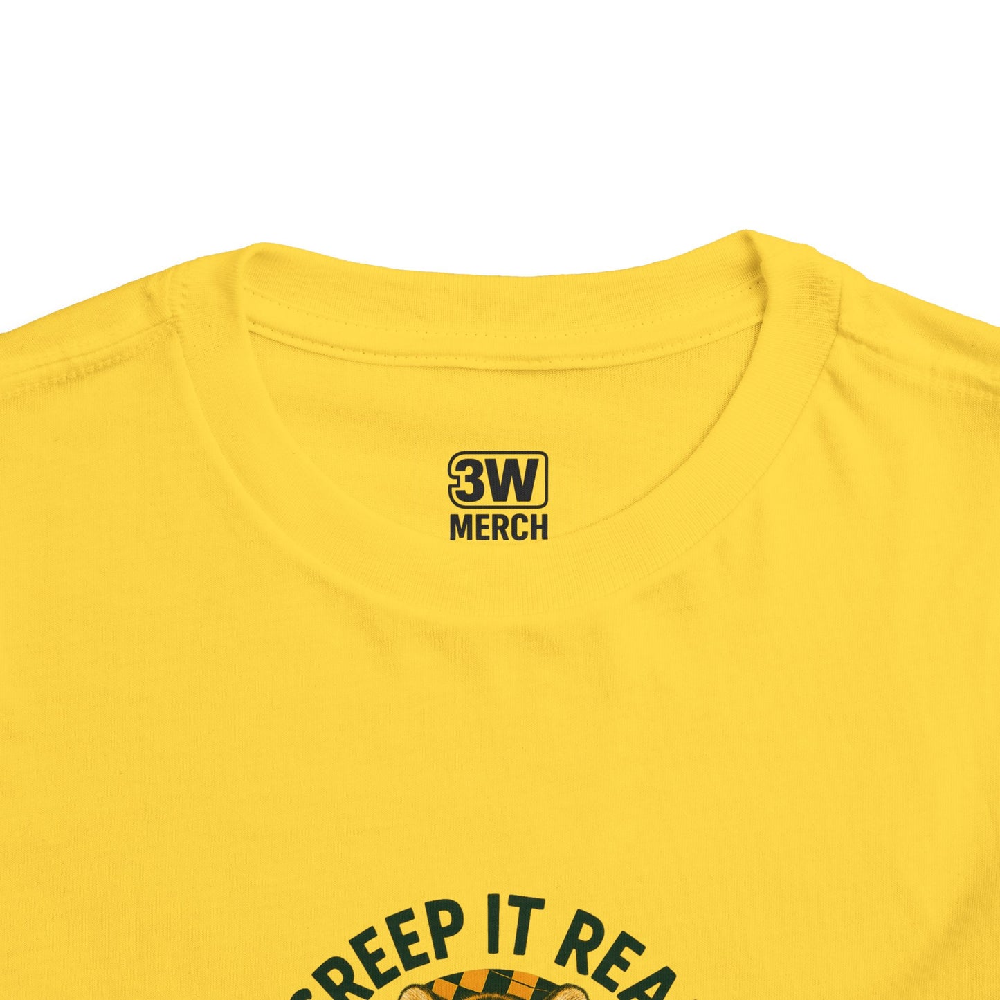 Cute Toddler Short Sleeve Tee with Tiger 'Creep It Real' Design, Kids' Summer Shirt, Halloween Outfit, Everyday Wear, Gift for Toddlers