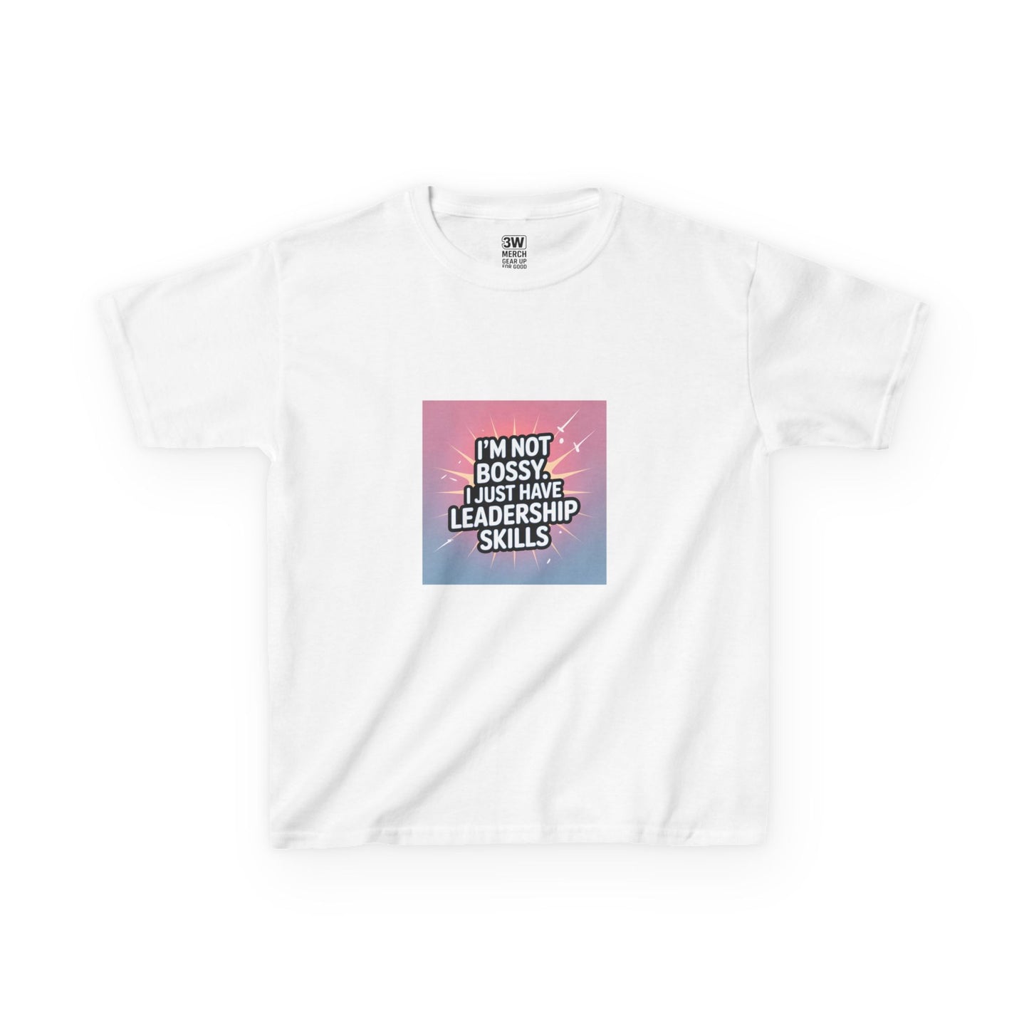 Leadership Skills Kids Tee, Funny Slogan T Shirt, Gift for Young Leaders, Motivational Wear, Birthday Gift, Inspirational Kids Apparel