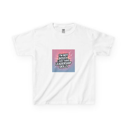 Leadership Skills Kids Tee, Funny Slogan T Shirt, Gift for Young Leaders, Motivational Wear, Birthday Gift, Inspirational Kids Apparel