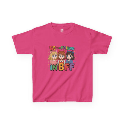 Kids Tee Be the FRIEND in BFF best friendT-shirt, Motivational Wear, Fun Kids Clothing