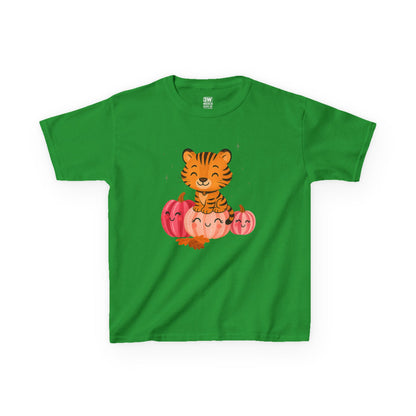 Tigger mascot on pumpkin Halloween