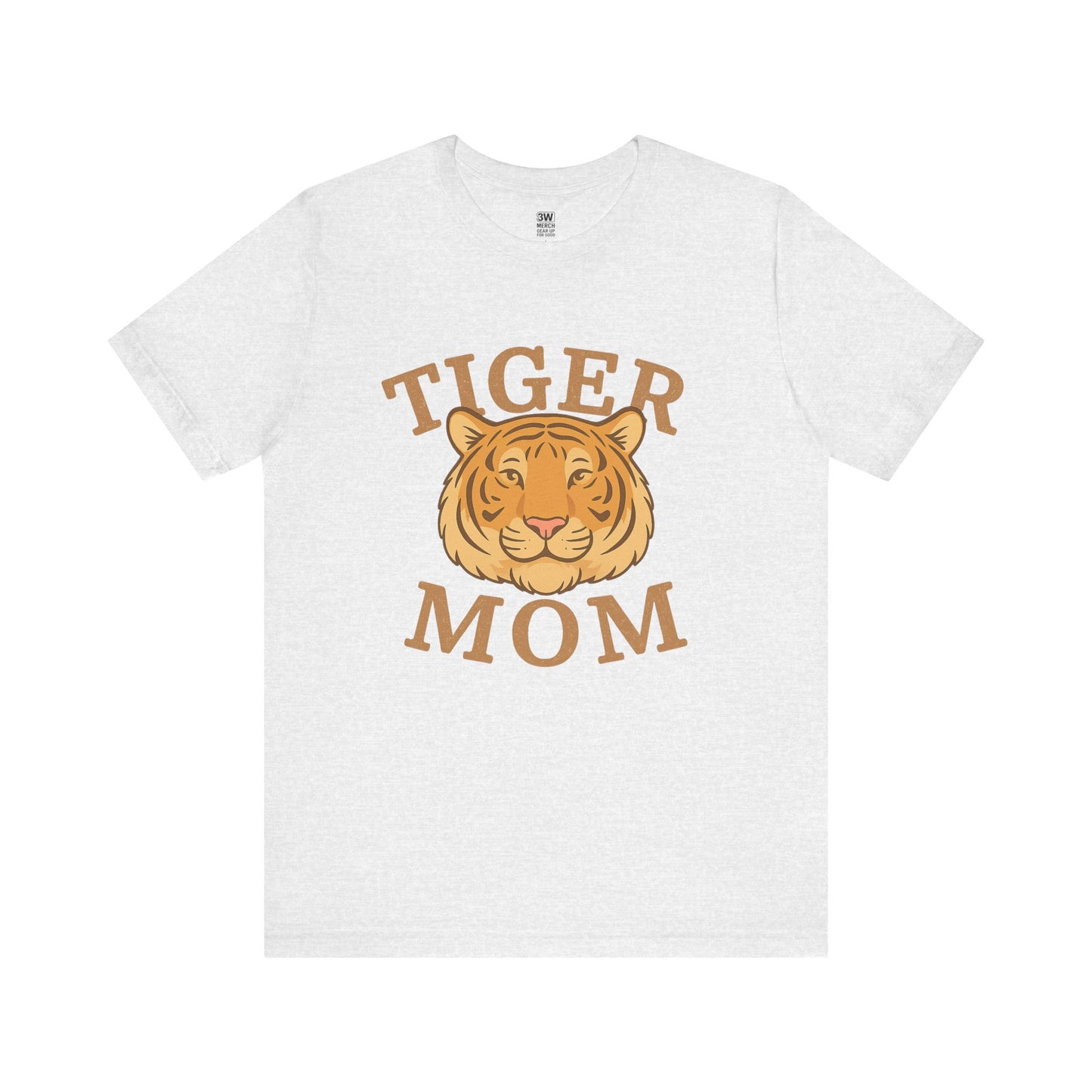Tiger Mom Short Sleeve Tee, Unisex T-Shirt for Moms, Gift for Mother's Day, Casual Wear, Trendy Animal Tee