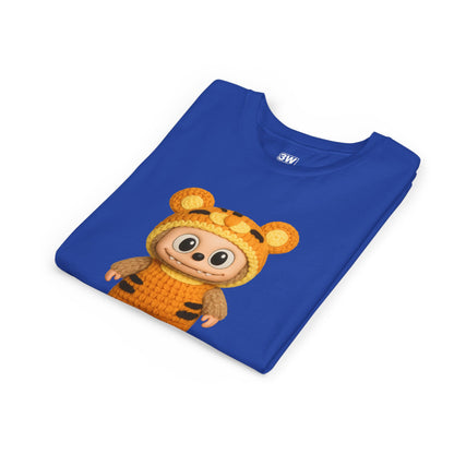 Cute Tiger-Inspired Youth Tee, Kids Animal T-Shirt, Fun Playwear, Gift for Birthdays, Woodland Adventure