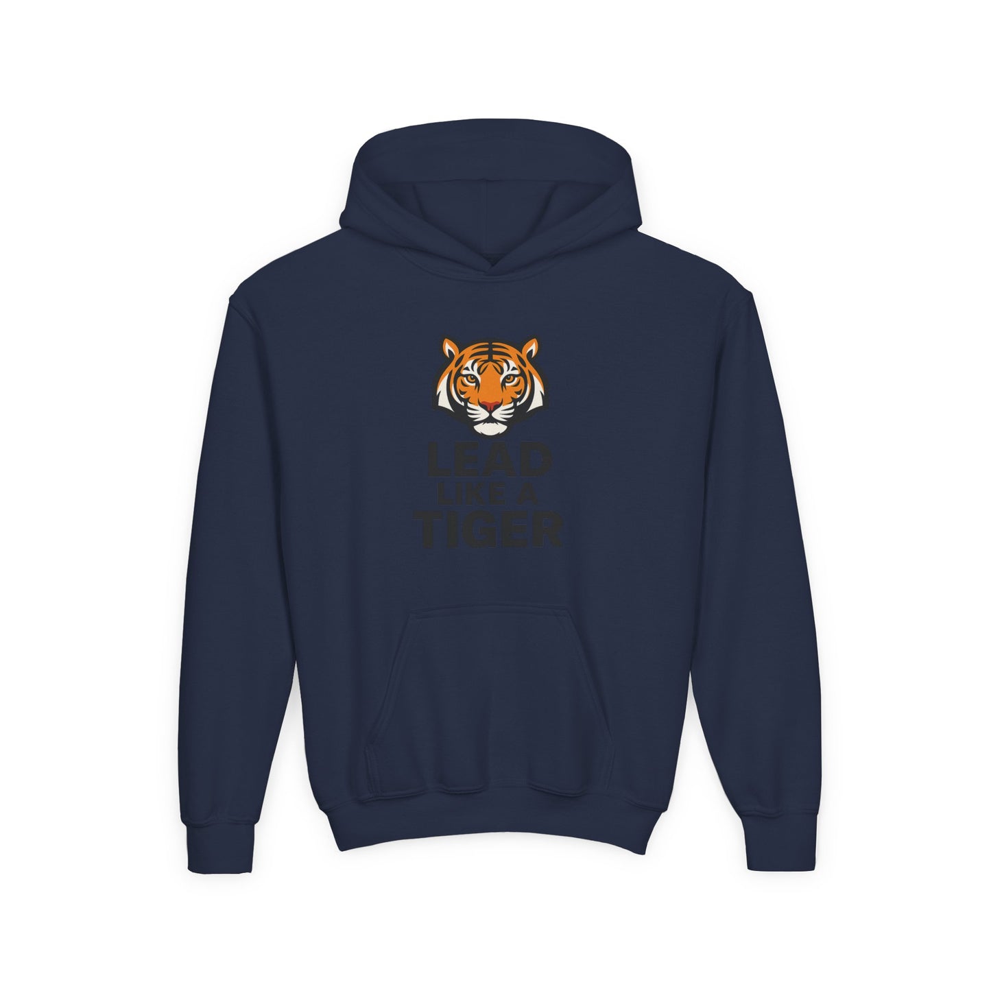 Lead Like a Tiger Hoodie – Motivational School Spirit Youth Heavy blend Sweatshirt