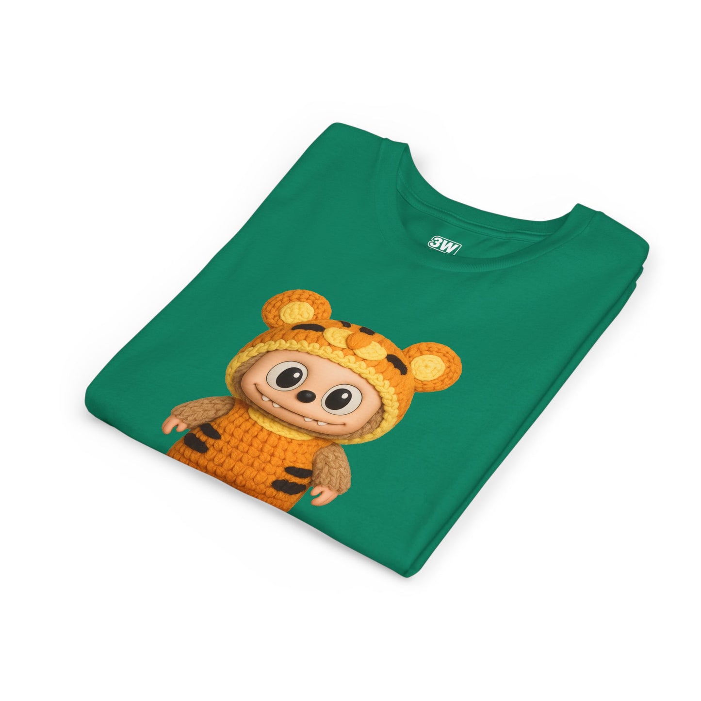 Cute Tiger-Inspired Youth Tee, Kids Animal T-Shirt, Fun Playwear, Gift for Birthdays, Woodland Adventure