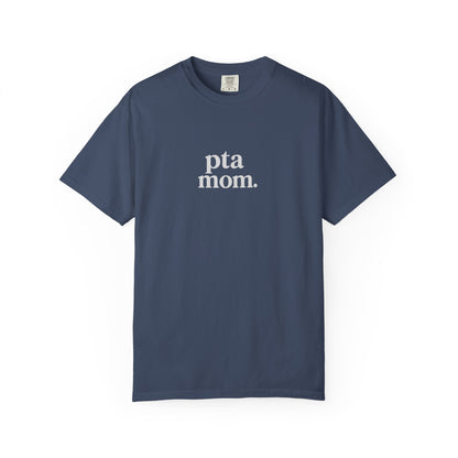 PTA Mom T-Shirt for Adult Relaxed Fit Tee, Casual Wear, Perfect Gift for Mother's Day, Back-to-School Events, School Spirit Wear