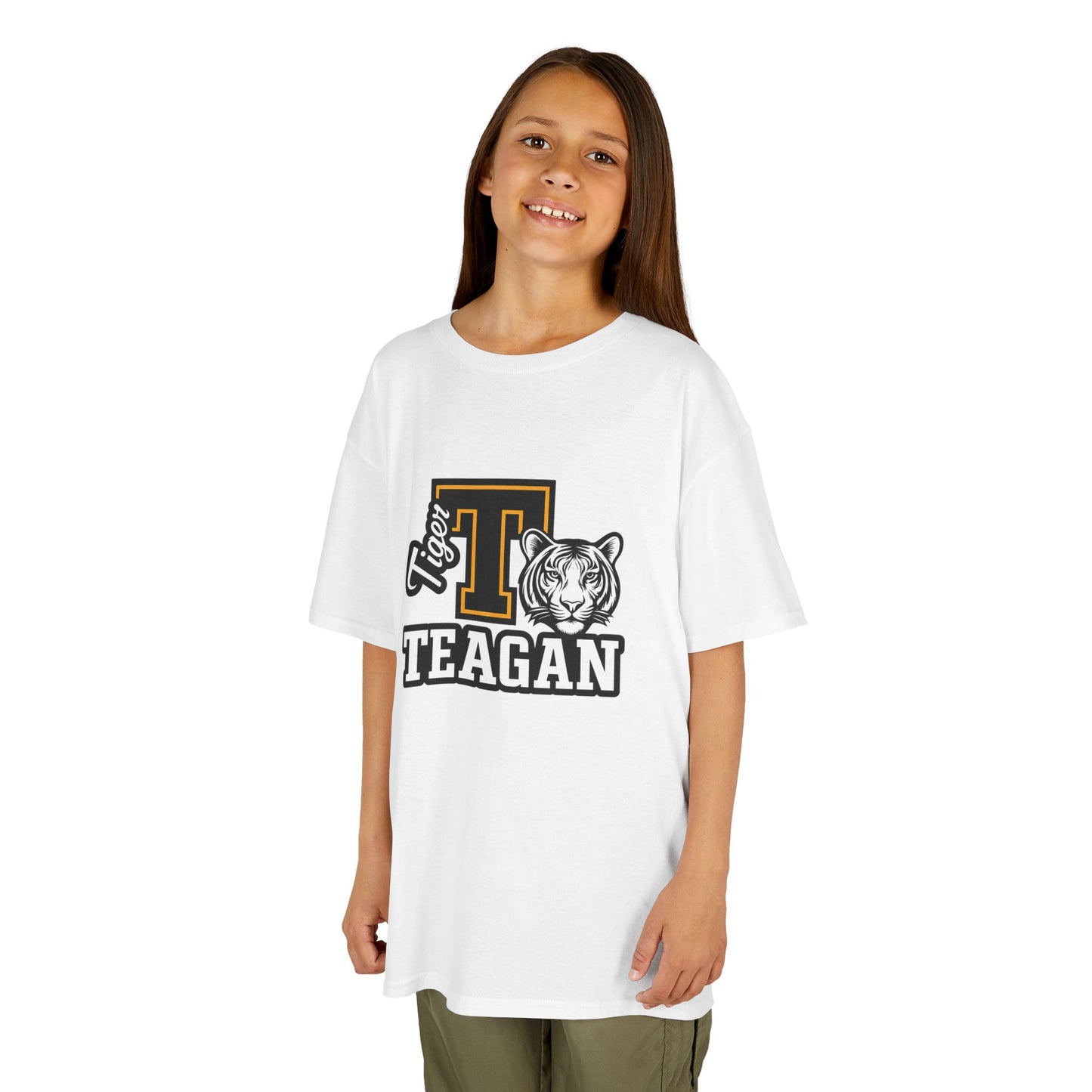 Personalized Kids Tiger Tee | Cool Animal Shirt | Perfect for Gifts, Birthdays, School Events, Weekend Wear