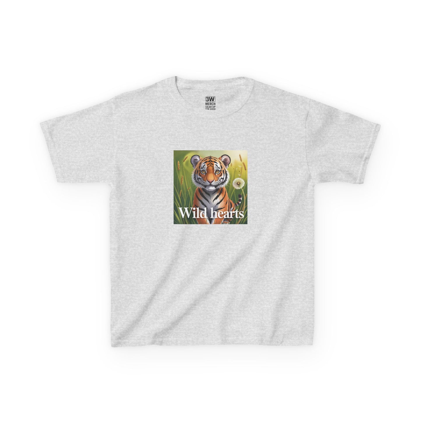 Wild Hearts Kids Tee - Fun Cotton Shirt for Young Adventurers, Birthday Gift, Animal Lover Apparel, Everyday Wear