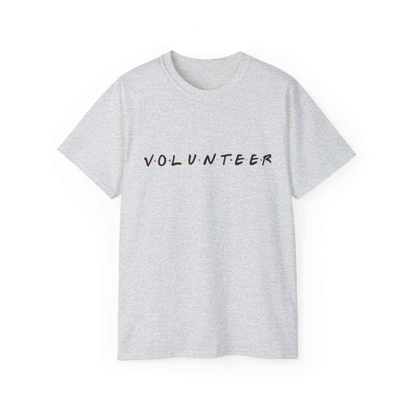Adult Volunteer Unisex Tee, Casual Cotton Shirt, Fundraiser T-Shirt, Community Service Apparel, Gift for Volunteers, Everyday Wear