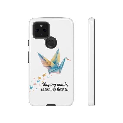 Phone Case: Inspirational Origami Crane Design, Unique Cell Cover, Motivational Gift, Custom Phone Protector, Perfect for Students & [...]