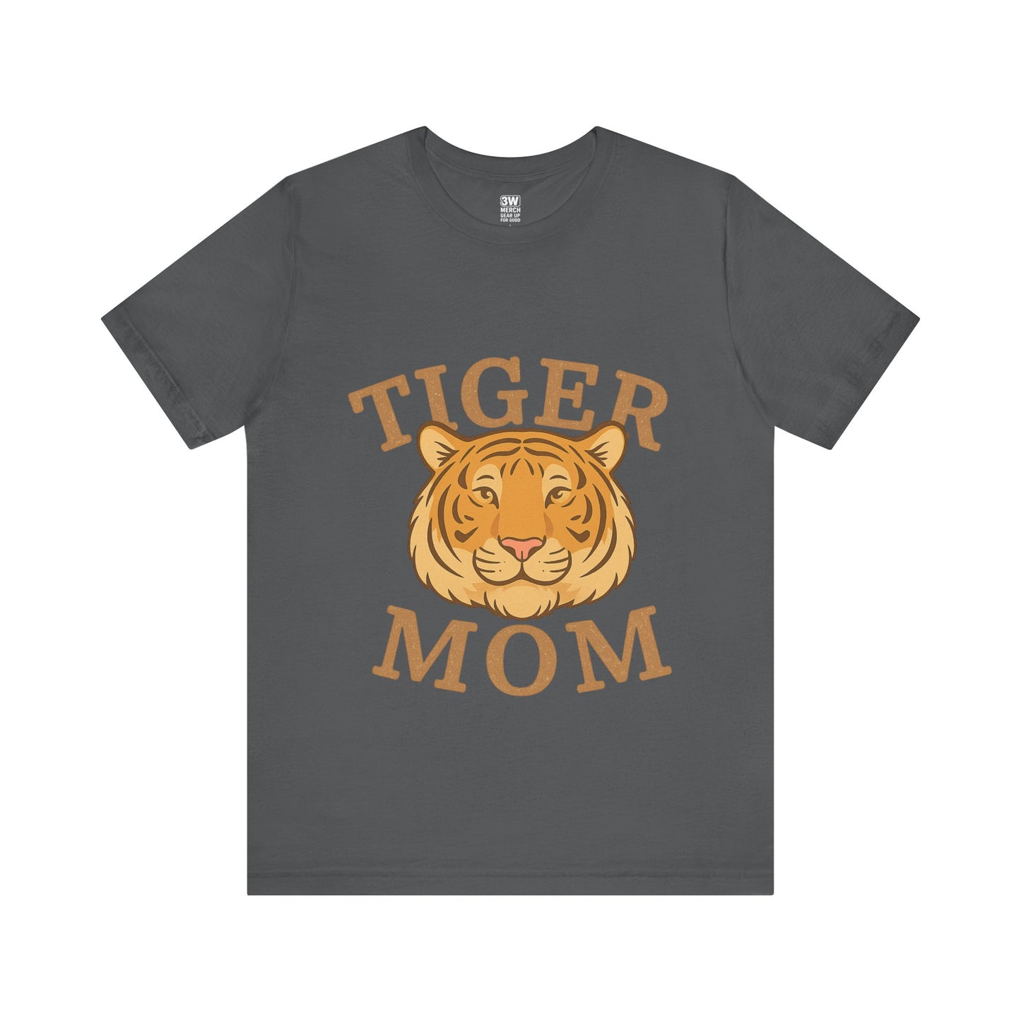 Tiger Mom Short Sleeve Tee, Unisex T-Shirt for Moms, Gift for Mother's Day, Casual Wear, Trendy Animal Tee
