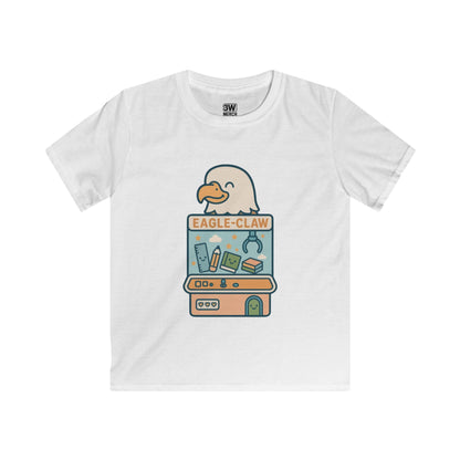 Kawaii Eagle Claw Arcade T-Shirt | Cute School Spirit Softstyle Tee | Circle View Elementary Eagle Mascot Shirt