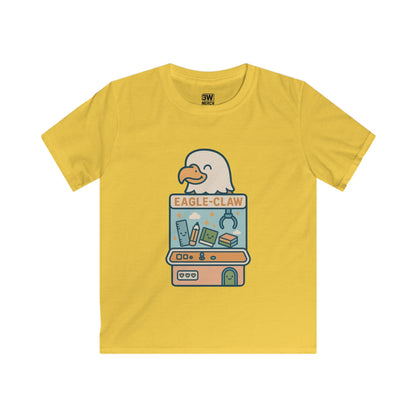 Kawaii Eagle Claw Arcade T-Shirt | Cute School Spirit Softstyle Tee | Circle View Elementary Eagle Mascot Shirt
