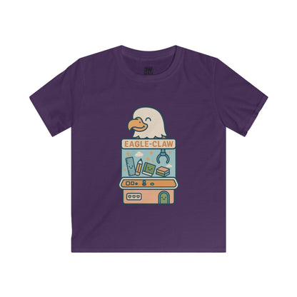 Kawaii Eagle Claw Arcade T-Shirt | Cute School Spirit Softstyle Tee | Circle View Elementary Eagle Mascot Shirt