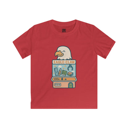 Kawaii Eagle Claw Arcade T-Shirt | Cute School Spirit Softstyle Tee | Circle View Elementary Eagle Mascot Shirt
