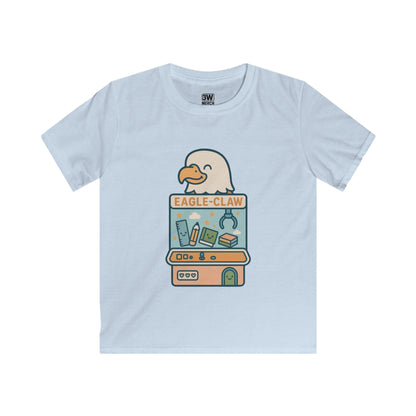 Kawaii Eagle Claw Arcade T-Shirt | Cute School Spirit Softstyle Tee | Circle View Elementary Eagle Mascot Shirt