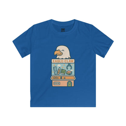 Kawaii Eagle Claw Arcade T-Shirt | Cute School Spirit Softstyle Tee | Circle View Elementary Eagle Mascot Shirt