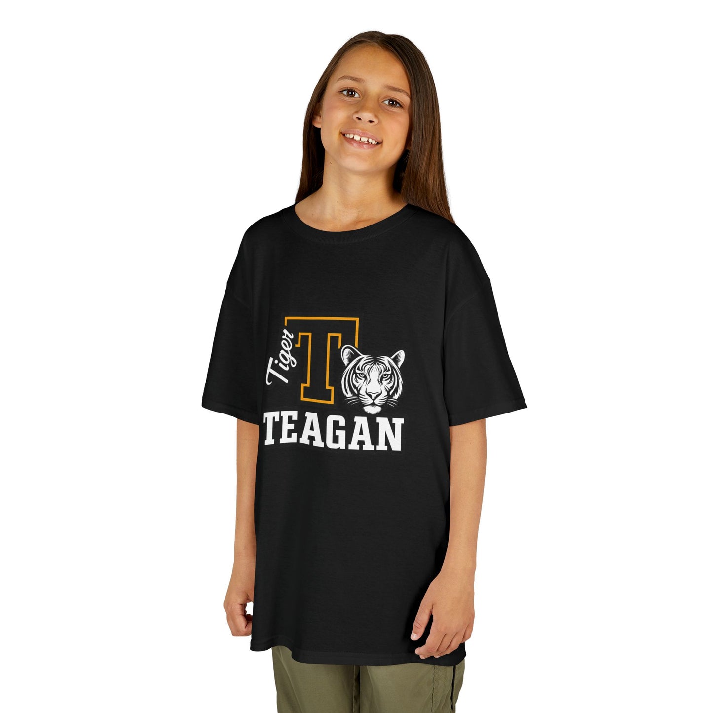 Personalized Kids Tiger Tee | Cool Animal Shirt | Perfect for Gifts, Birthdays, School Events, Weekend Wear