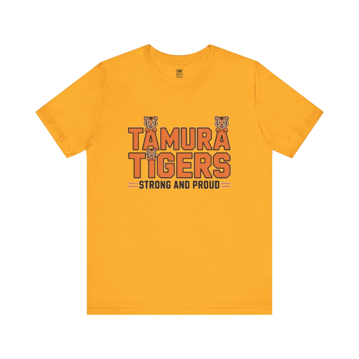 Adult Tiger Print Unisex Tee - Tamura Tigers Design