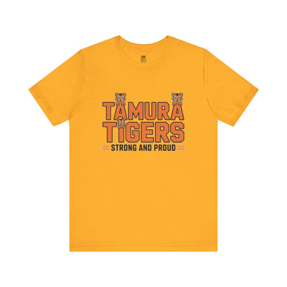 Adult Tiger Print Unisex Tee - Tamura Tigers Design