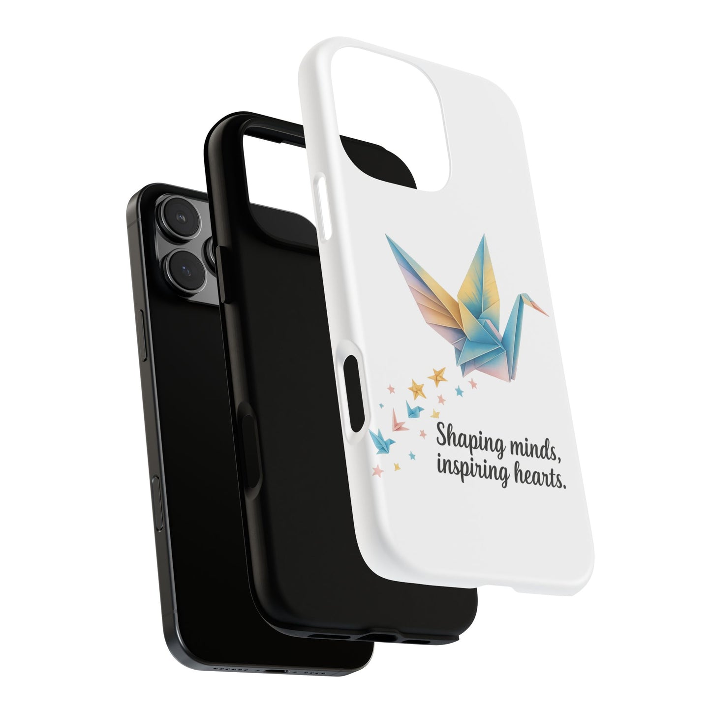 Phone Case: Inspirational Origami Crane Design, Unique Cell Cover, Motivational Gift, Custom Phone Protector, Perfect for Students & [...]