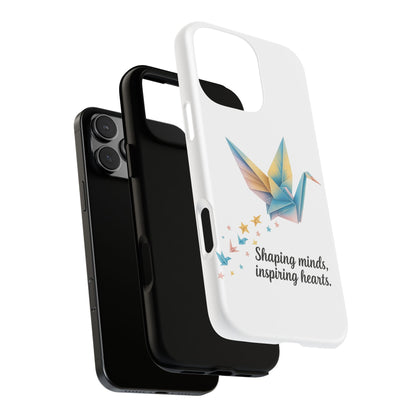 Phone Case: Inspirational Origami Crane Design, Unique Cell Cover, Motivational Gift, Custom Phone Protector, Perfect for Students & [...]