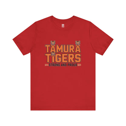 Adult Tiger Print Unisex Tee - Tamura Tigers Design