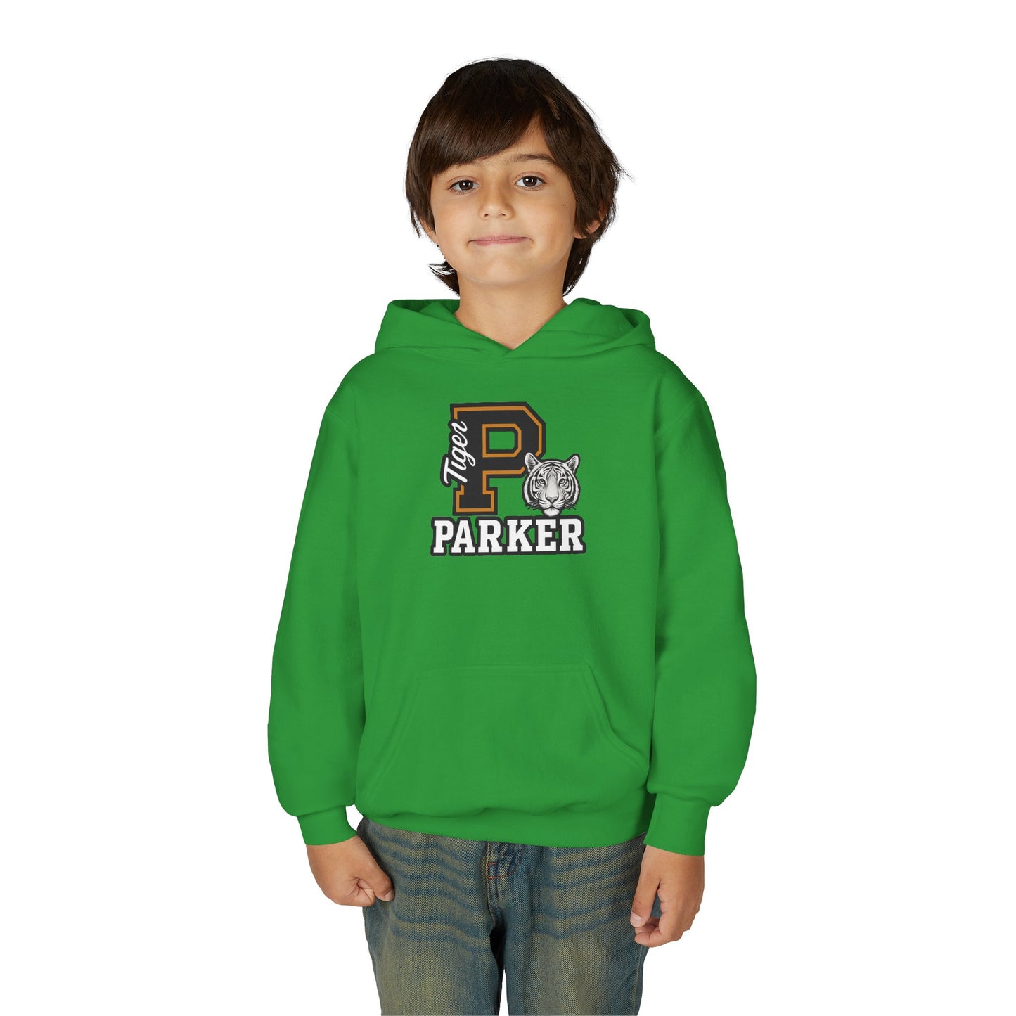 Personalized Youth Tiger Hoodie,Sweatshirt for Kids, Perfect Gift for Birthdays, Sports Events, and Back-to-School
