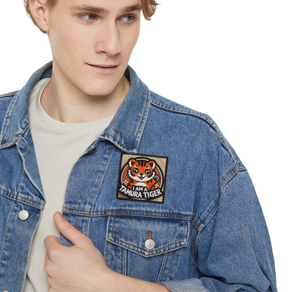 Cute Tiger Iron-On Patches, Fun Embroidered Patch for Jackets, DIY Crafts, Kids Gift, Tiger Patch, Fashion Accessories