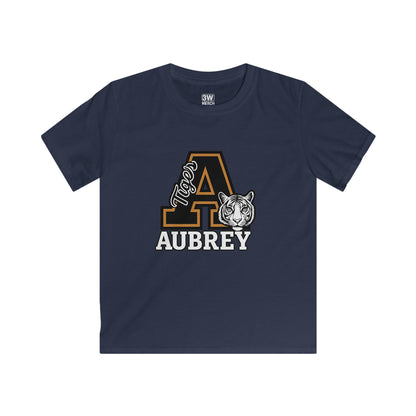 Kids Tee - Personalized Custom Tigers School Mascot Spirit Soft Style Tee for Back to School