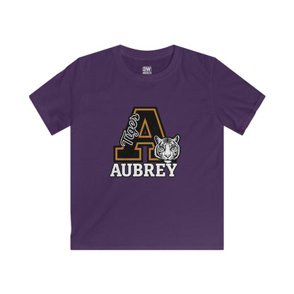 Kids Tee - Personalized Custom Tigers School Mascot Spirit Soft Style Tee for Back to School