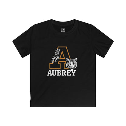 Kids Tee - Personalized Custom Tigers School Mascot Spirit Soft Style Tee for Back to School