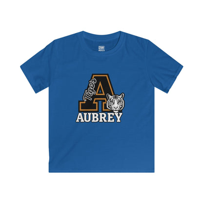 Kids Tee - Personalized Custom Tigers School Mascot Spirit Soft Style Tee for Back to School