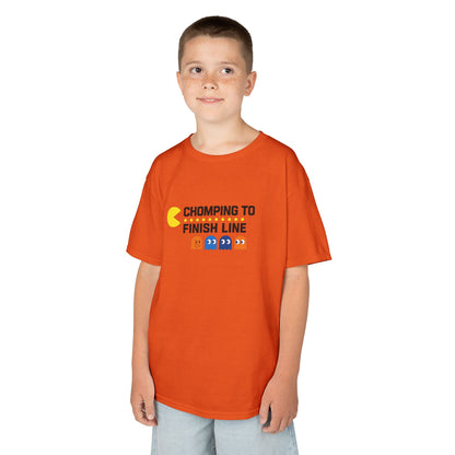 Pac-Man Jog-A-Thon T-Shirt | “Chomping to the Finish Line” Retro Game Tee | School Spirit Shirt | Custom Team & Class Shirt | Fun Run Fundraiser Shirt