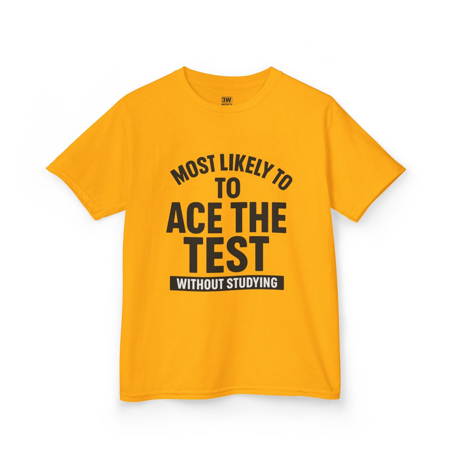 Most Likely to Ace the Test Kids Tee, Motivational Kids Shirt, Back to School Gift, Funny Teacher Gift, Classroom Humor T-Shirt