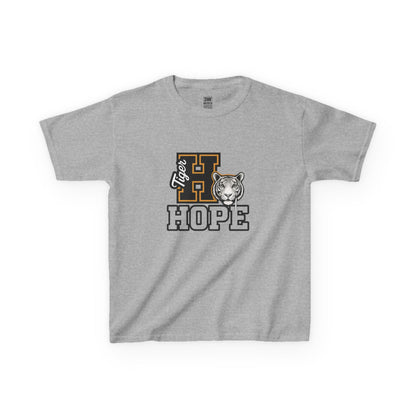 Tiger Hope Kids Tee, Fun Children's Shirt, Supportive Tiger Graphic Tee, Perfect for Birthdays, School Events, Youth Apparel