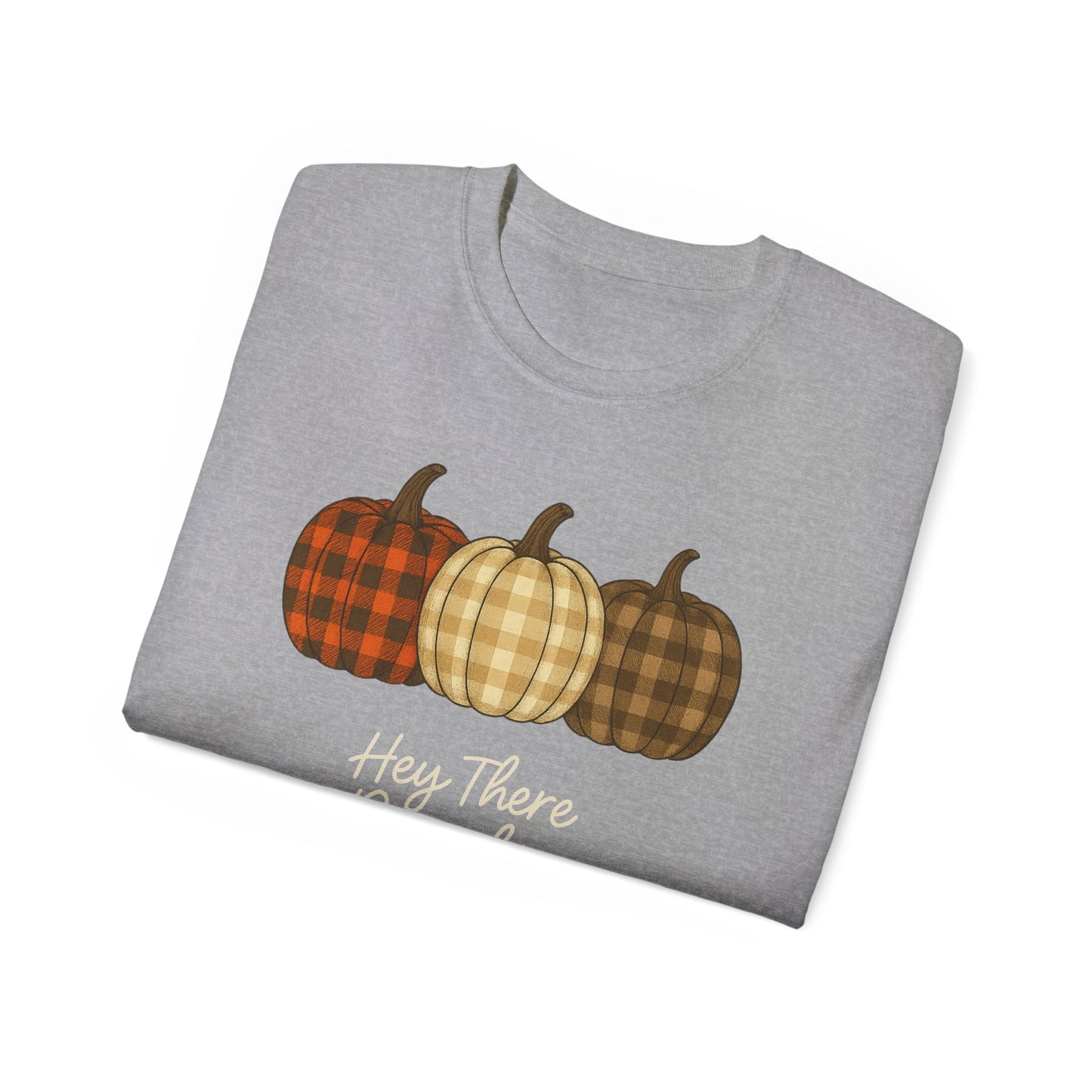 Customizable slogan Pumpkin T-Shirt | Plaid Pumpkin Fall Tee 🍂 | Cute Autumn Outfit | Cozy Fall Shirt | Pumpkin Patch Top | Trending Fall Aesthetic 2025
