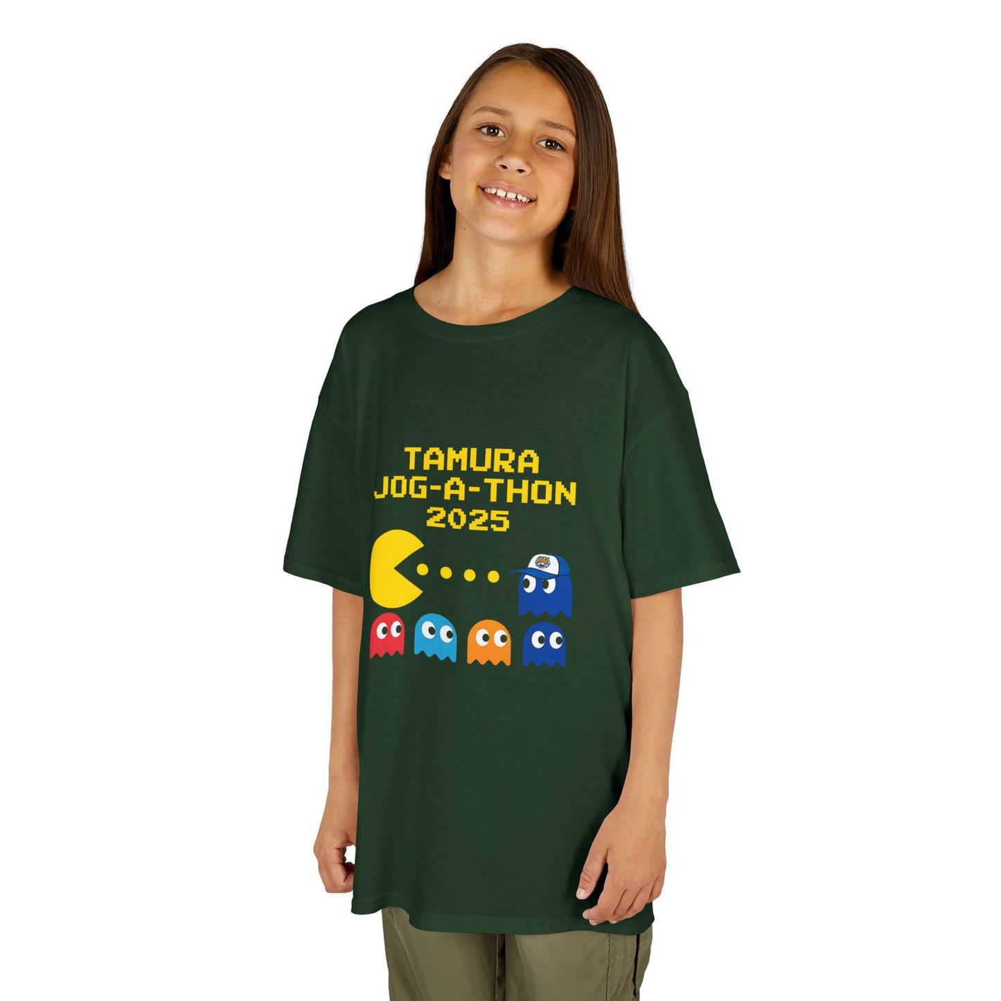Custom Tamura Jog-A-Thon 2025 Retro PAC-MAN Shirt | School Spirit Tee | Race Day Fundraiser T-Shirt | Unisex Graphic Tee