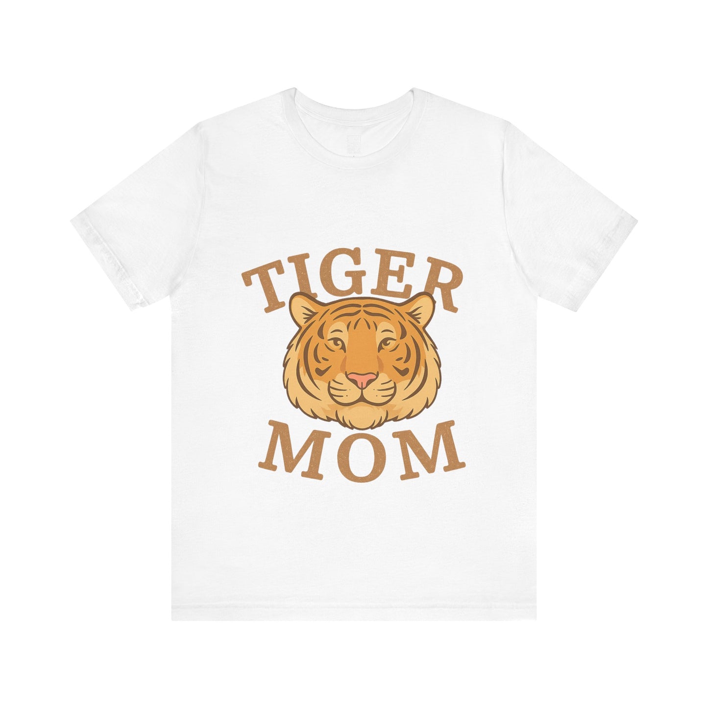 Tiger Mom Short Sleeve Tee, Unisex T-Shirt for Moms, Gift for Mother's Day, Casual Wear, Trendy Animal Tee