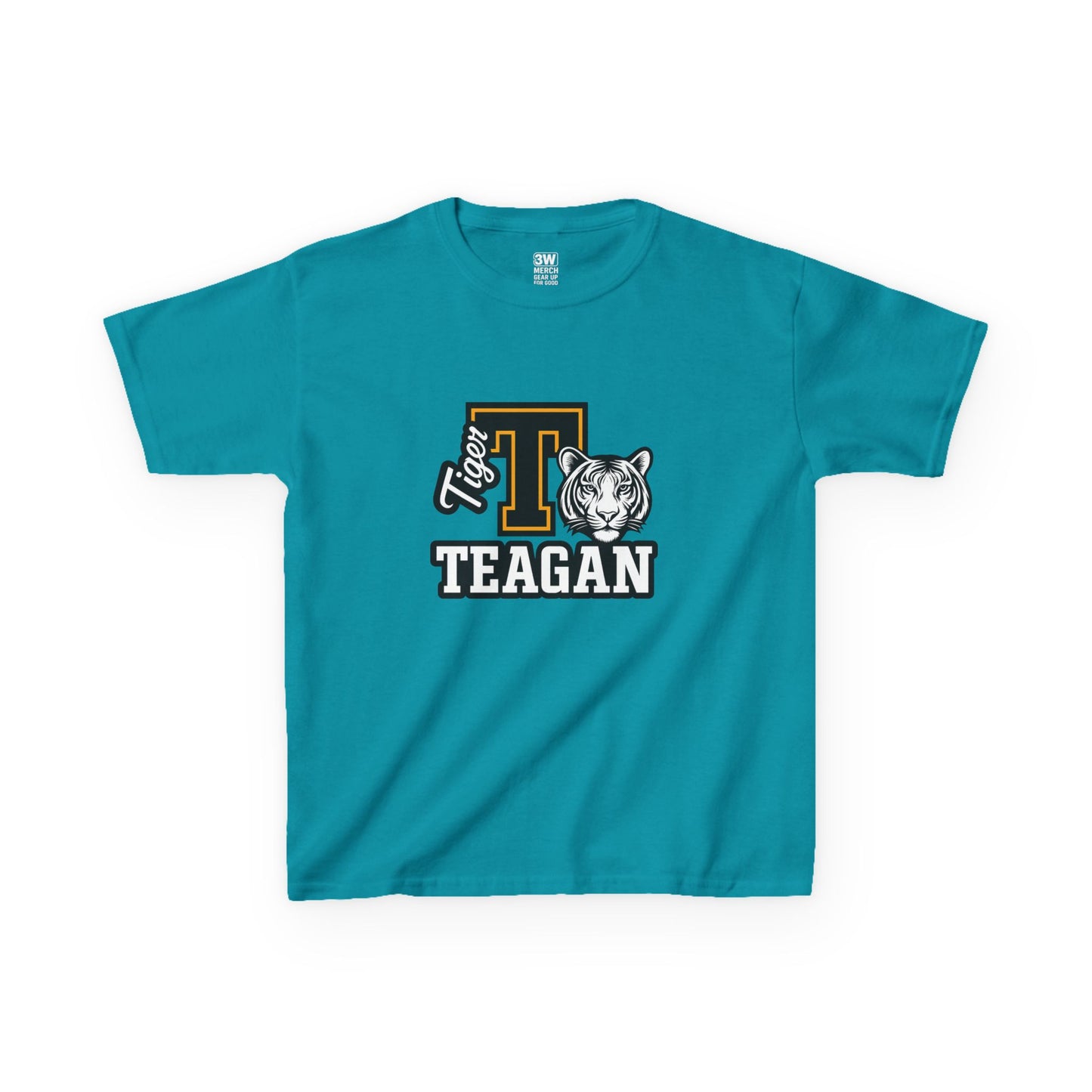 Personalized Kids Tiger Tee | Cool Animal Shirt | Perfect for Gifts, Birthdays, School Events, Weekend Wear