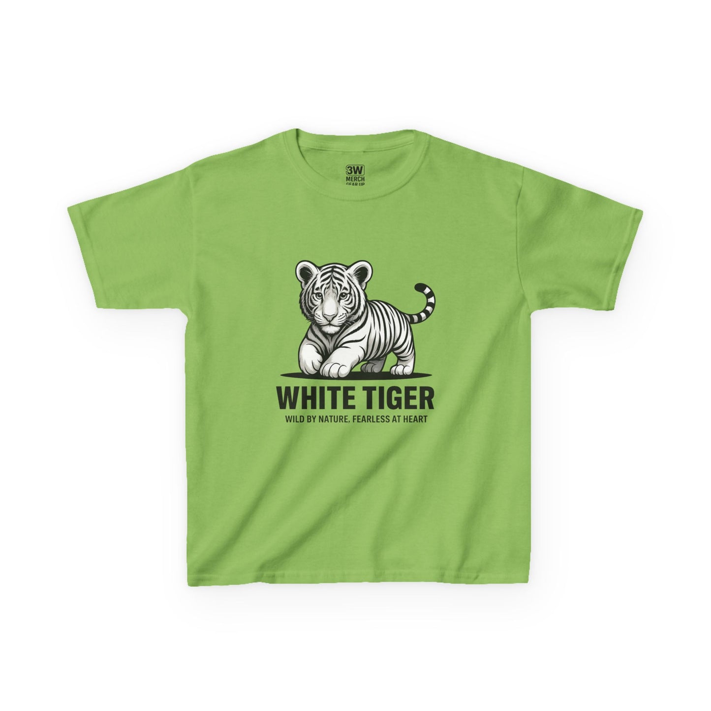 White tiger kids t-shirt