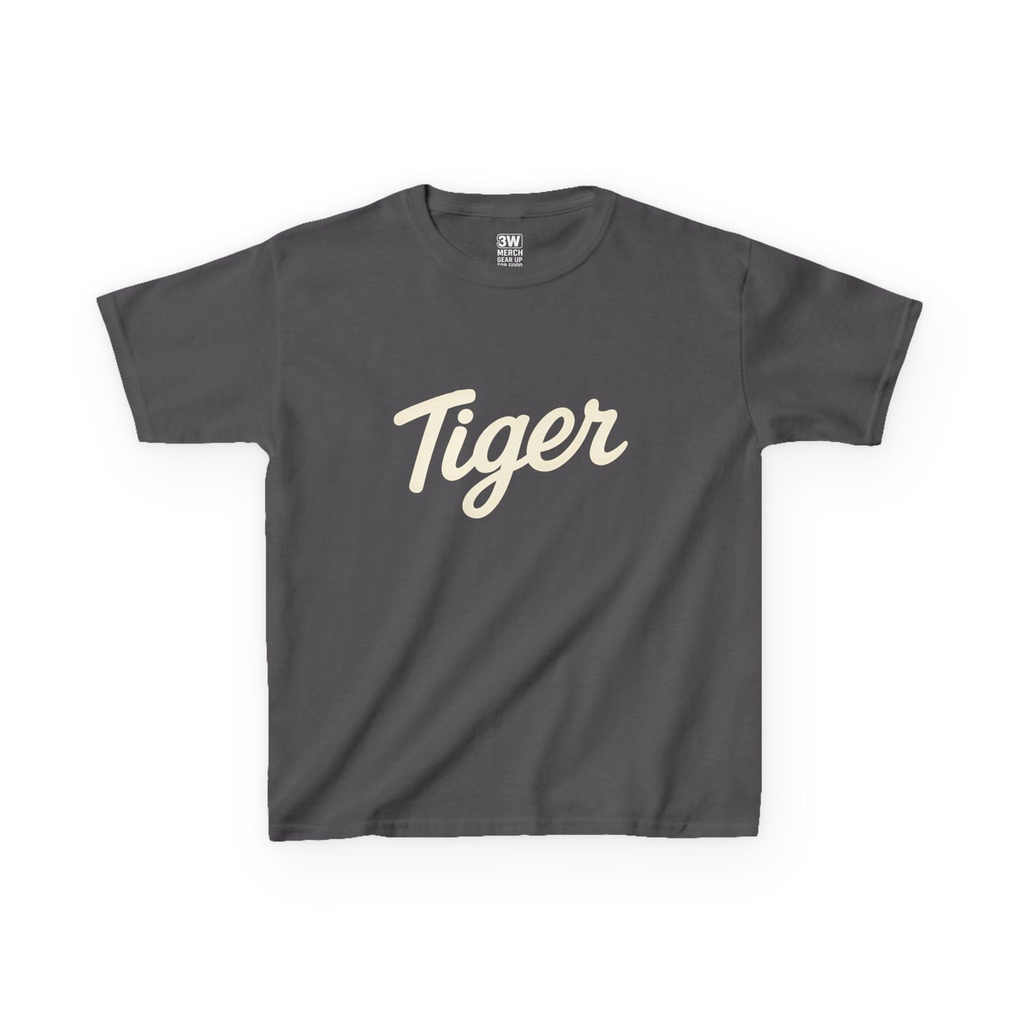 Tiger Kids Heavy Cotton Tee - Fun Kids T-Shirt, Birthday Gift, Animal Lover Apparel, Everyday Wear, Nature Enthusiast Shirt