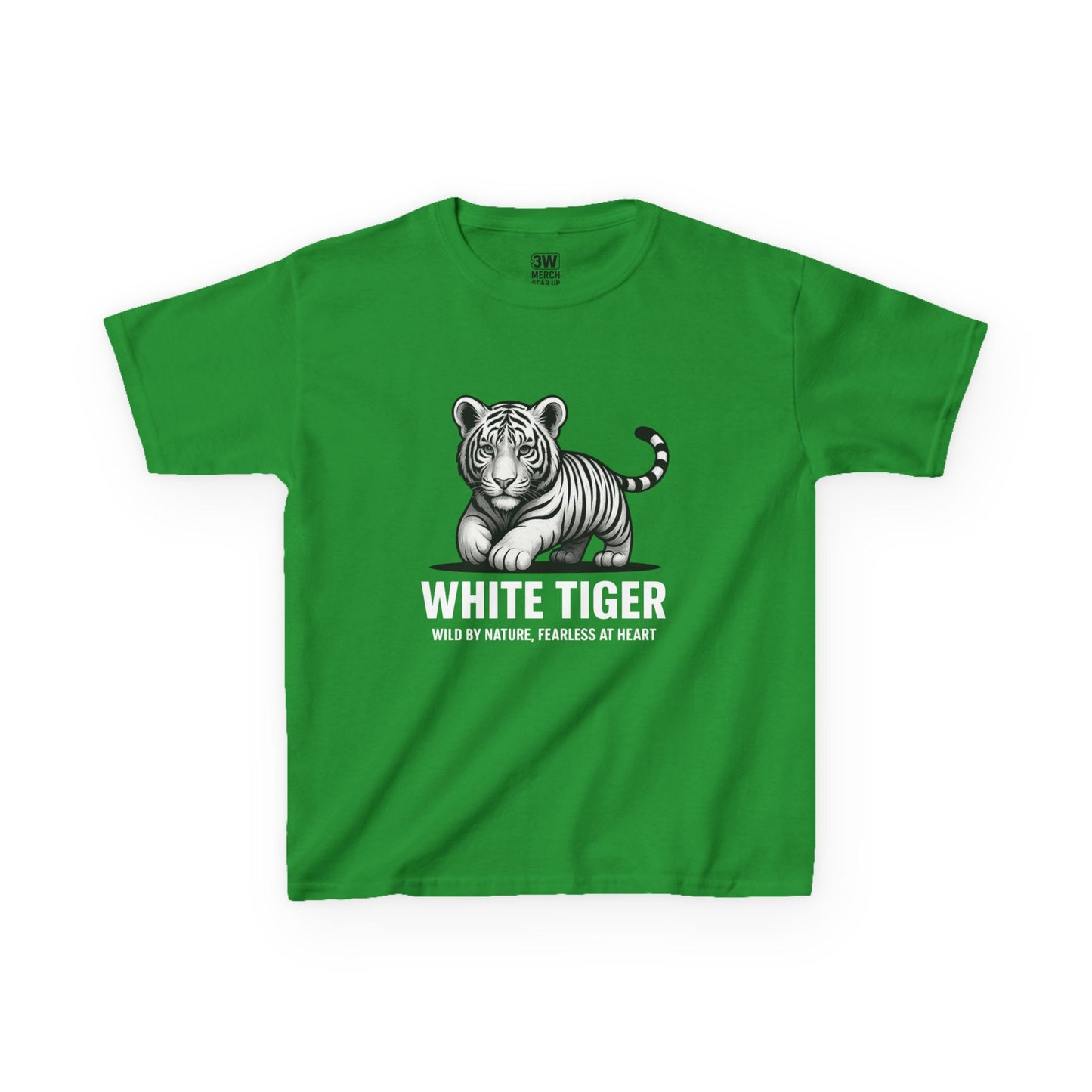 White tiger kids t-shirt