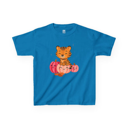 Tigger mascot on pumpkin Halloween