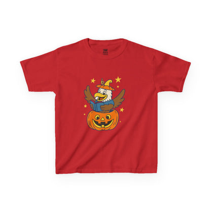 Kids Tee - Cute Eagle Halloween Pumpkin Shirt – Reading Eagle Jack-O’-Lantern Tee