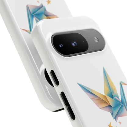 Phone Case: Inspirational Origami Crane Design, Unique Cell Cover, Motivational Gift, Custom Phone Protector, Perfect for Students & [...]